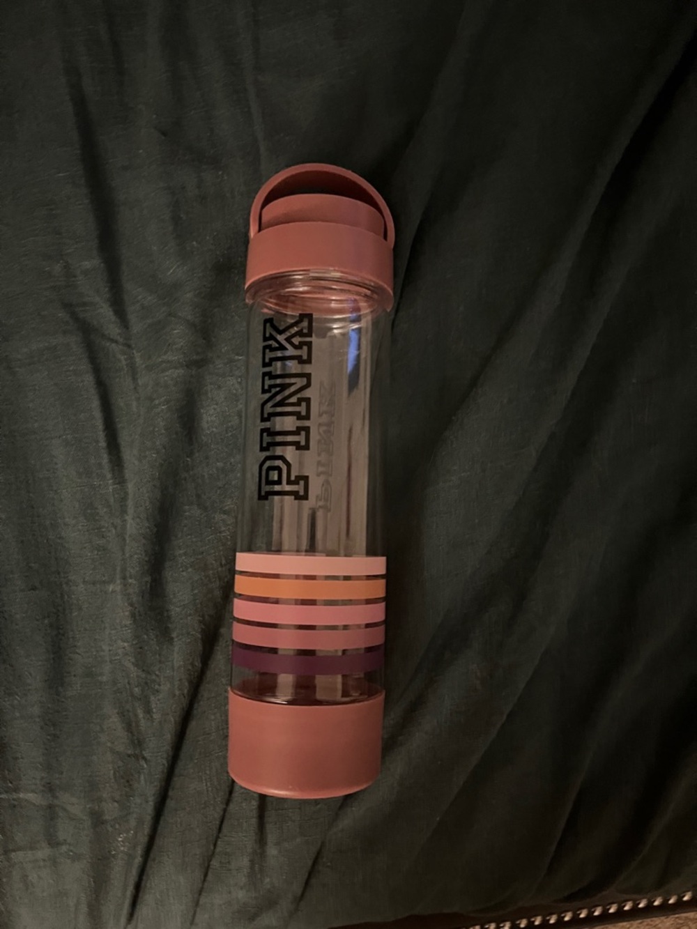 PINK Victoria's Secret Dusty Rose Travel Tumbler